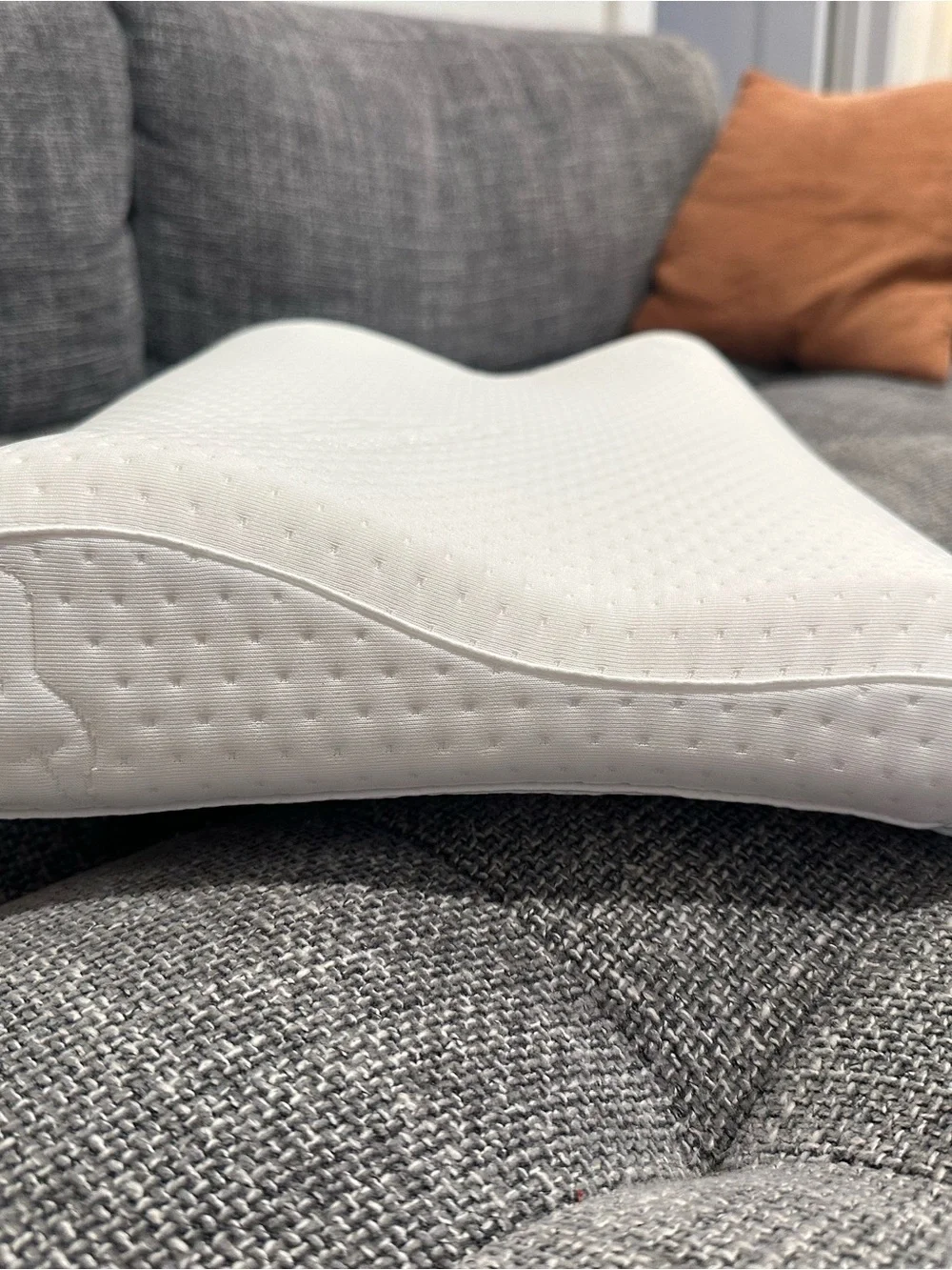 TEMPUR-Neck Pillow in White - size small - used twice